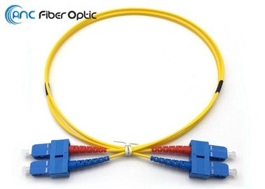 Modo a fibra ottica G652D G657A1 G657A2 del cavo di toppa del duplex dell'OEM MP singolo su misura