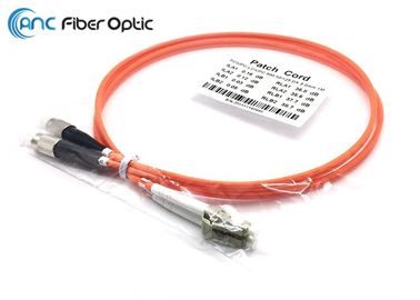 FC al duplex a fibra ottica 3.0mm OM1 OM2 OM3 OM4 OM5 del cavo di toppa di LC LSZH