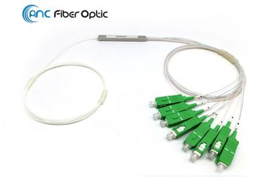 Metropolitana a fibra ottica del separatore 1x8 dell'accoppiatore delle reti di PON mini colorata o bianco