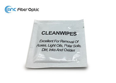 La pulizia a fibra ottica pre saturata pulisce l'infiammabilità senza filaccia del materiale del tessuto
