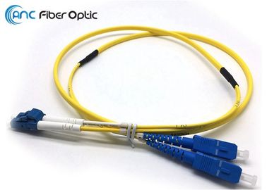 Cavo di toppa di fibra ottica duplex piano LSZH MP OS2 2.0mm LC-SC 1M facile spogliare