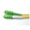 Cavo di toppa a fibra ottica del duplex di SC/APC-SC/APC, fibra di G652D G657A1 G657A2 facoltativa