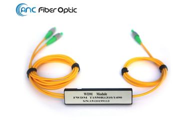 Alto multiplexor FWDM 1310 1490 di divisione di isolamento CATV EPON una lunghezza d'onda di 1550 filtri