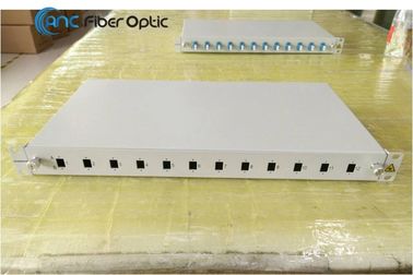 19&quot; quadro d'interconnessione a fibra ottica scorrevole 1U con il porto dell'adattatore della st MPO dello Sc DSC LC FC
