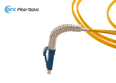 rivestimento di PVC flessibile delle Assemblee di cavo a fibre ottiche dello stivale di 3.0mm LC LSZH su misura