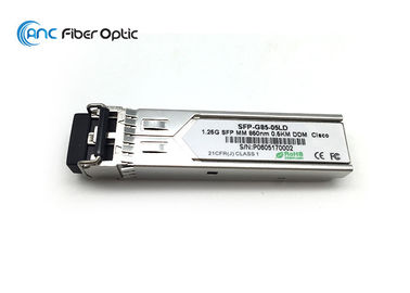 ricetrasmettitore a fibra ottica 1.25G SFP-SX 850nm 550M Cisco HP di lunghezza d'onda 850nm compatibile